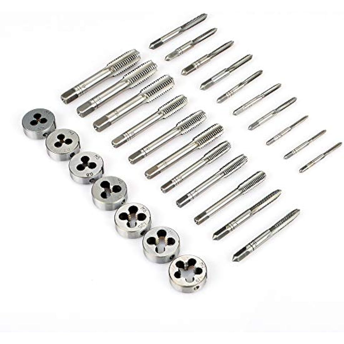 TIRDITY 32-Piece Metric Tap and Die Set – Alloy Steel Thread Repair Kit