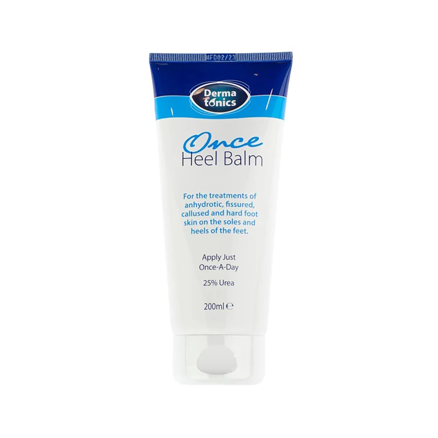 Dermatonics Once Heel Balm – 25% Urea Cream for Dry Cracked Feet – 200ml