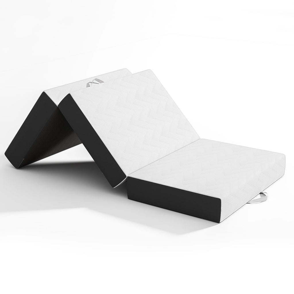Vesgantti Small Single Folding Mattress | 10cm Gel Memory Foam Tri-Fold