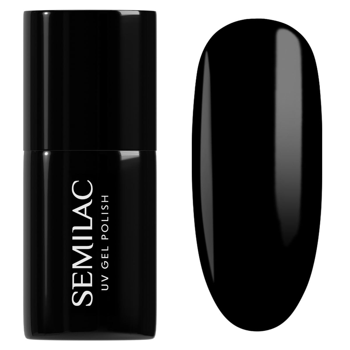 Semilac Gel Nail Polish 031 Black Diamond – Long Lasting Soak Off