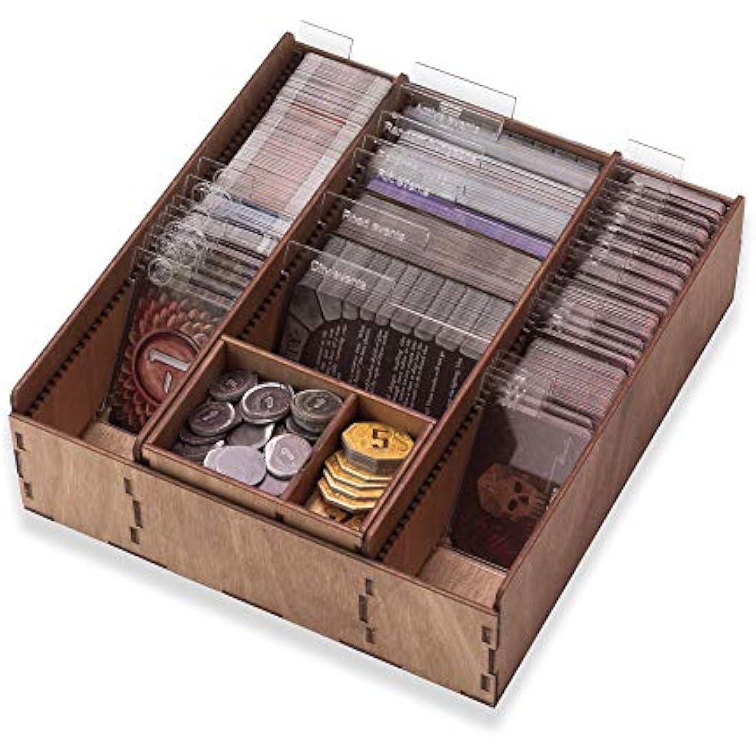 Smonex Wooden Gloomhaven Board Game Organizer and 4 Player Boards