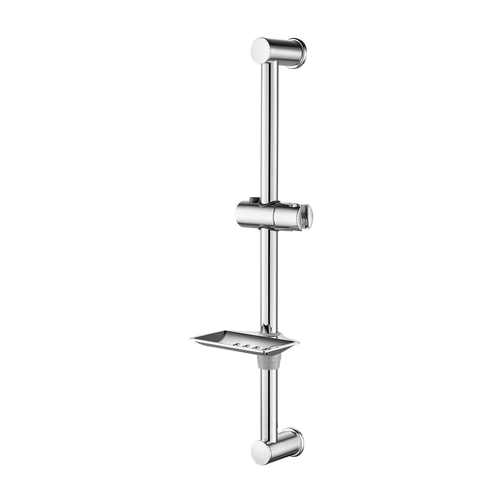 Ibergrif M20802 Shower Riser Rail | 60cm Chrome Wall Mounted Kit