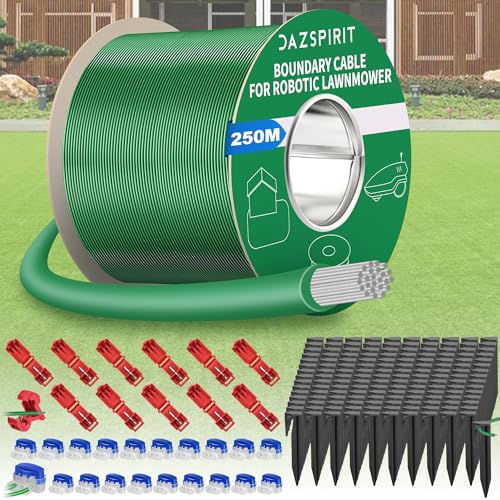DazSpirit 250m Robot Lawnmower Boundary Cable Kit with Pegs & Connectors