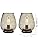 TRIROCKS Set of 2 Battery Operated Table Lamps – Metal Cage Lanterns