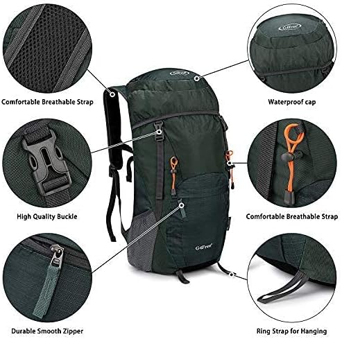 G4Free 40L Hiking Backpack – Foldable Lightweight Camping Daypack