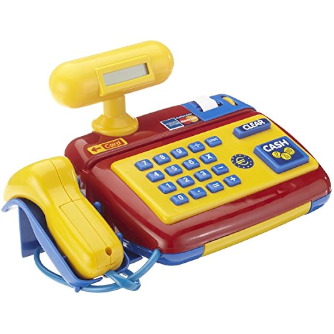 Theo Klein Electronic Toy Cash Register with Scanner and Play Money