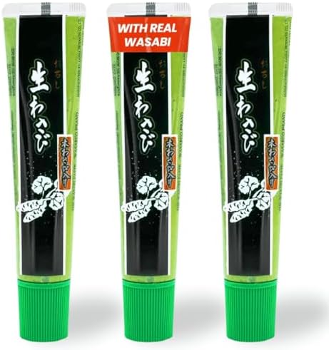 Wasabi-O Real Wasabi Paste – Authentic Japanese Sushi Paste, 3 x 43g