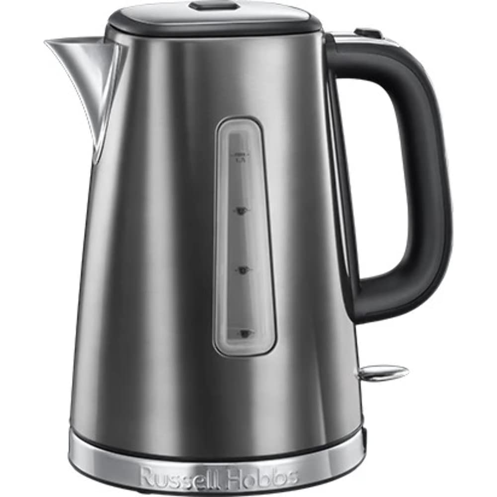 Russell Hobbs Luna Electric Kettle – 1.7L Grey Stainless Steel 3KW