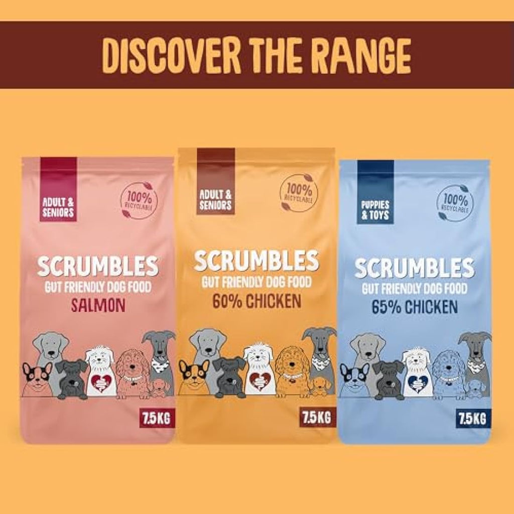 Scrumbles Natural Dry Dog Food - Fresh Chicken & Gluten Free - 7.5kg