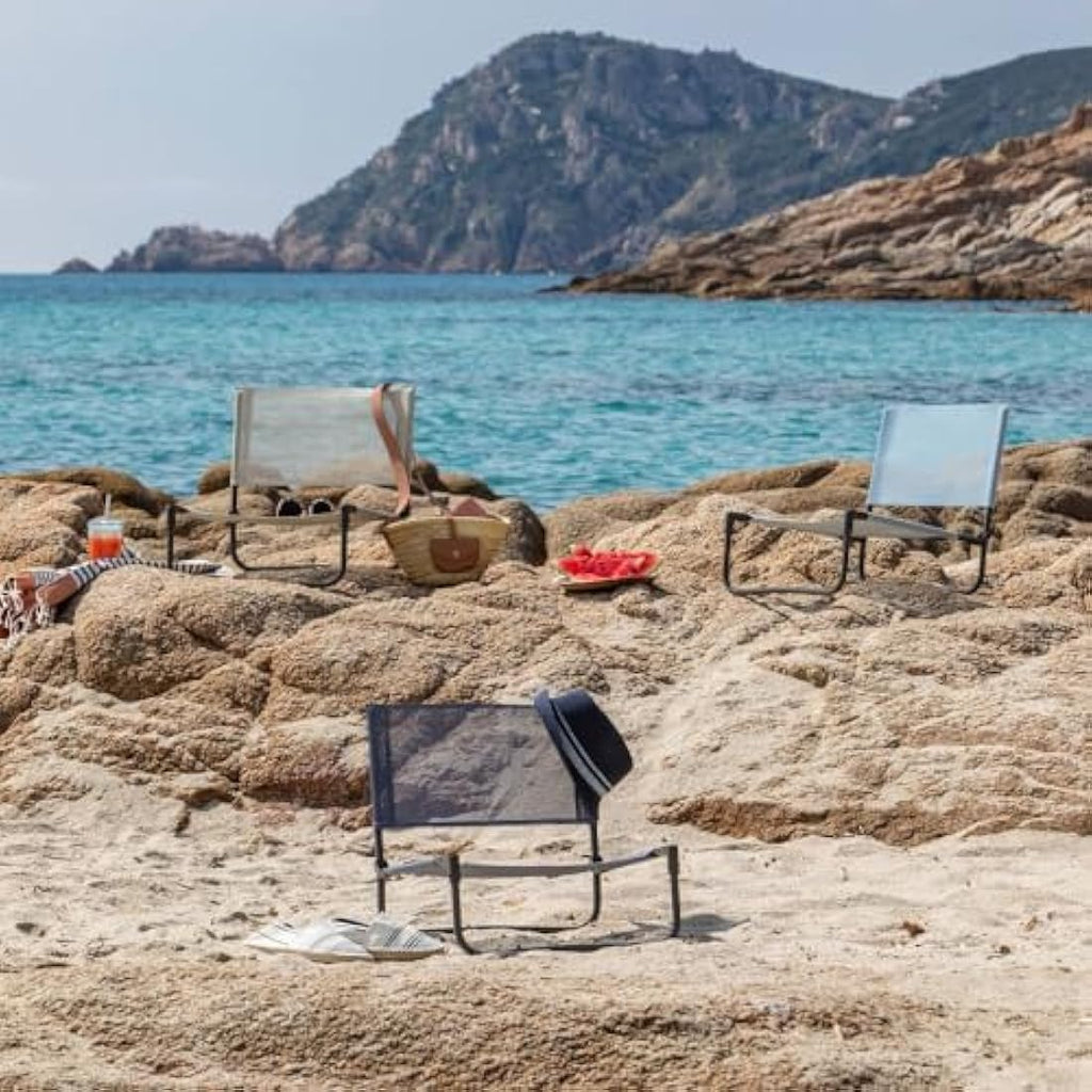 Lafuma Mobilier CB II Folding Low Beach Chair – Batyline Ocean II