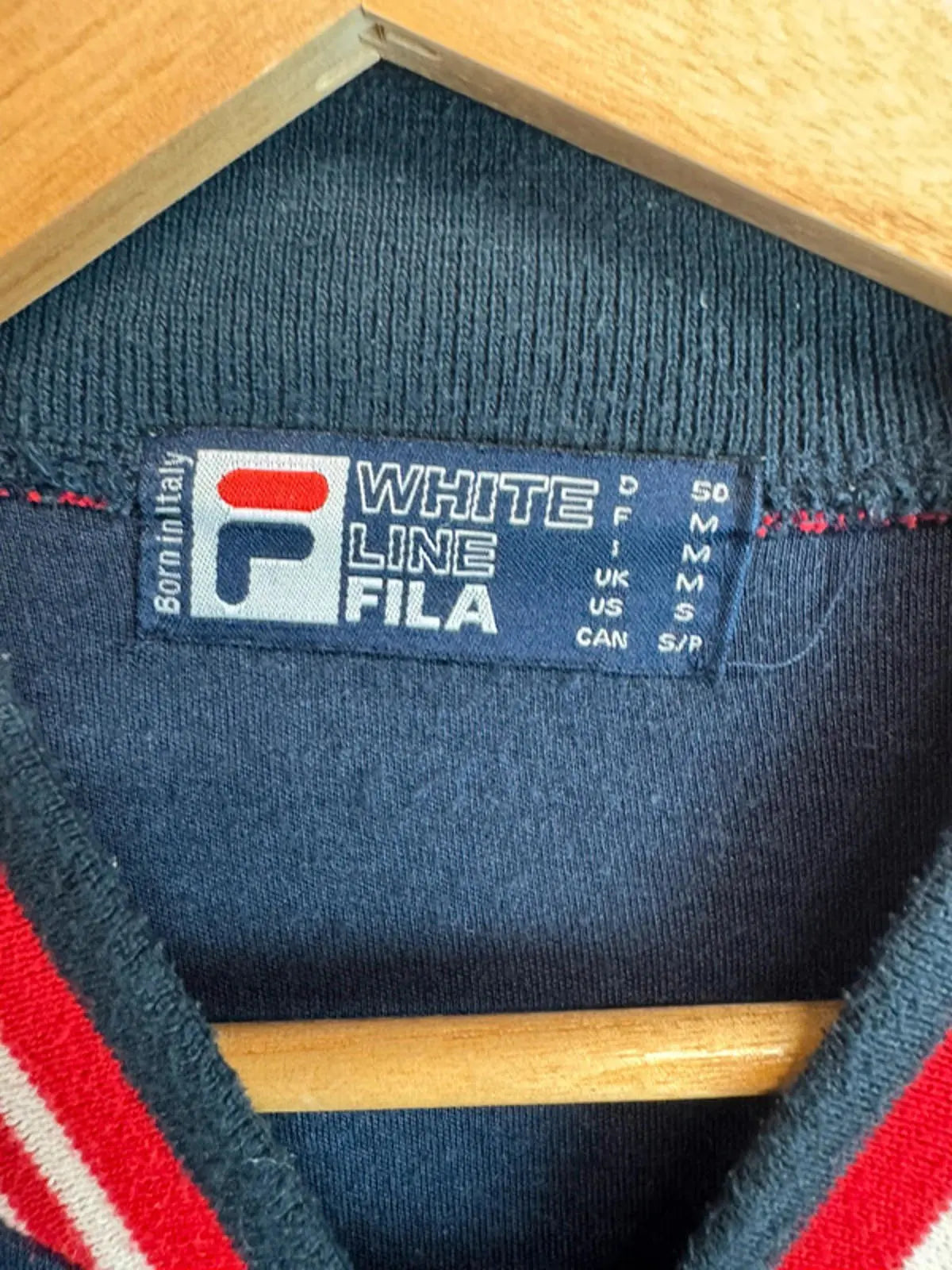 Vintage Fila Retro Tracksuit Top Jumper Jacket Mens Medium