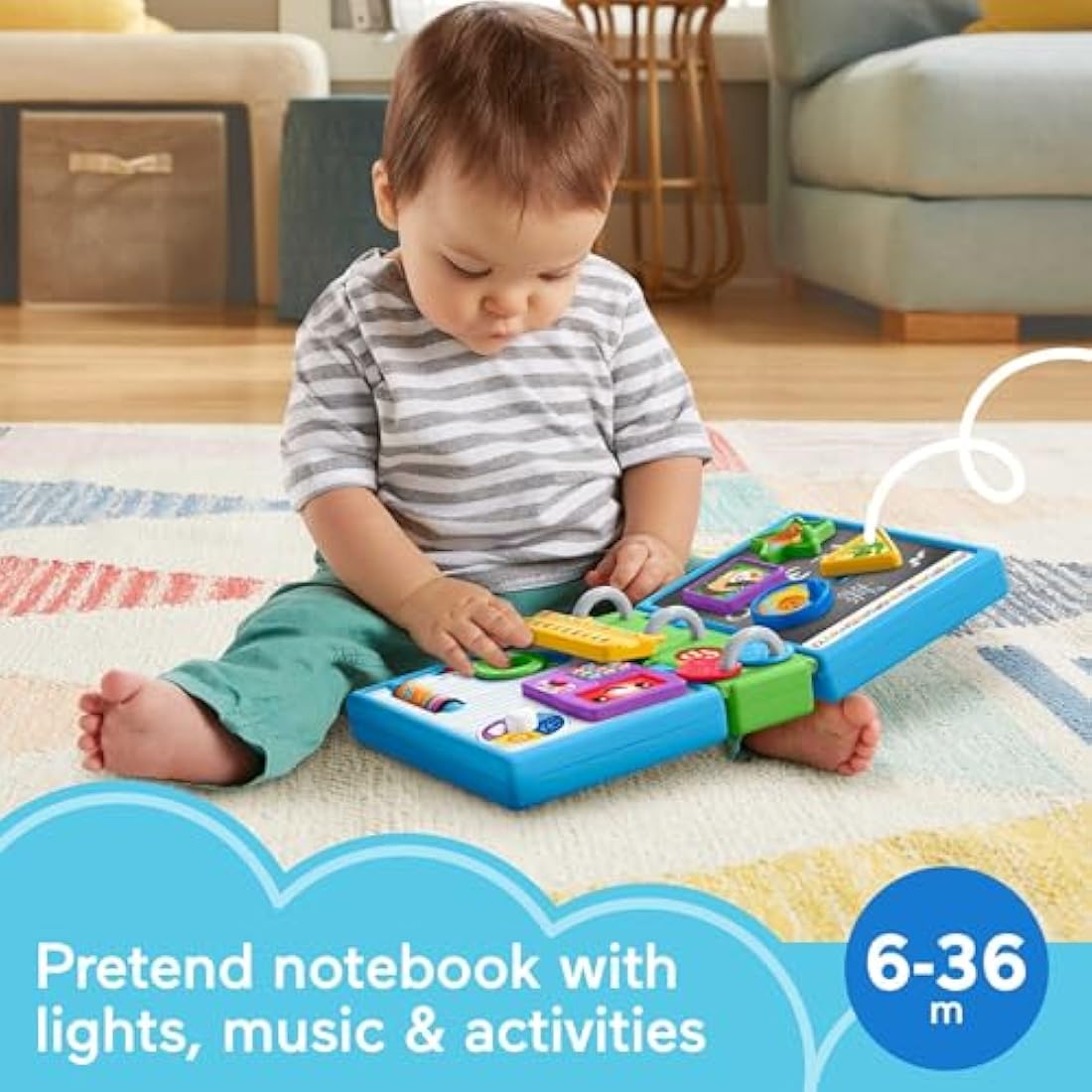 Fisher-Price Laugh & Learn 123 Schoolbook – Musical Activity Toy