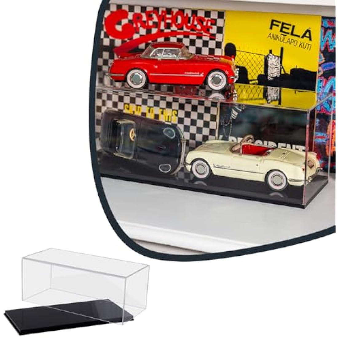 HMF Acrylic Display Case for Model Cars | Dustproof & UV-Resistant