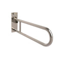 Croydex Stainless Steel Foldaway Bathroom Grab Rail – White, 850mm