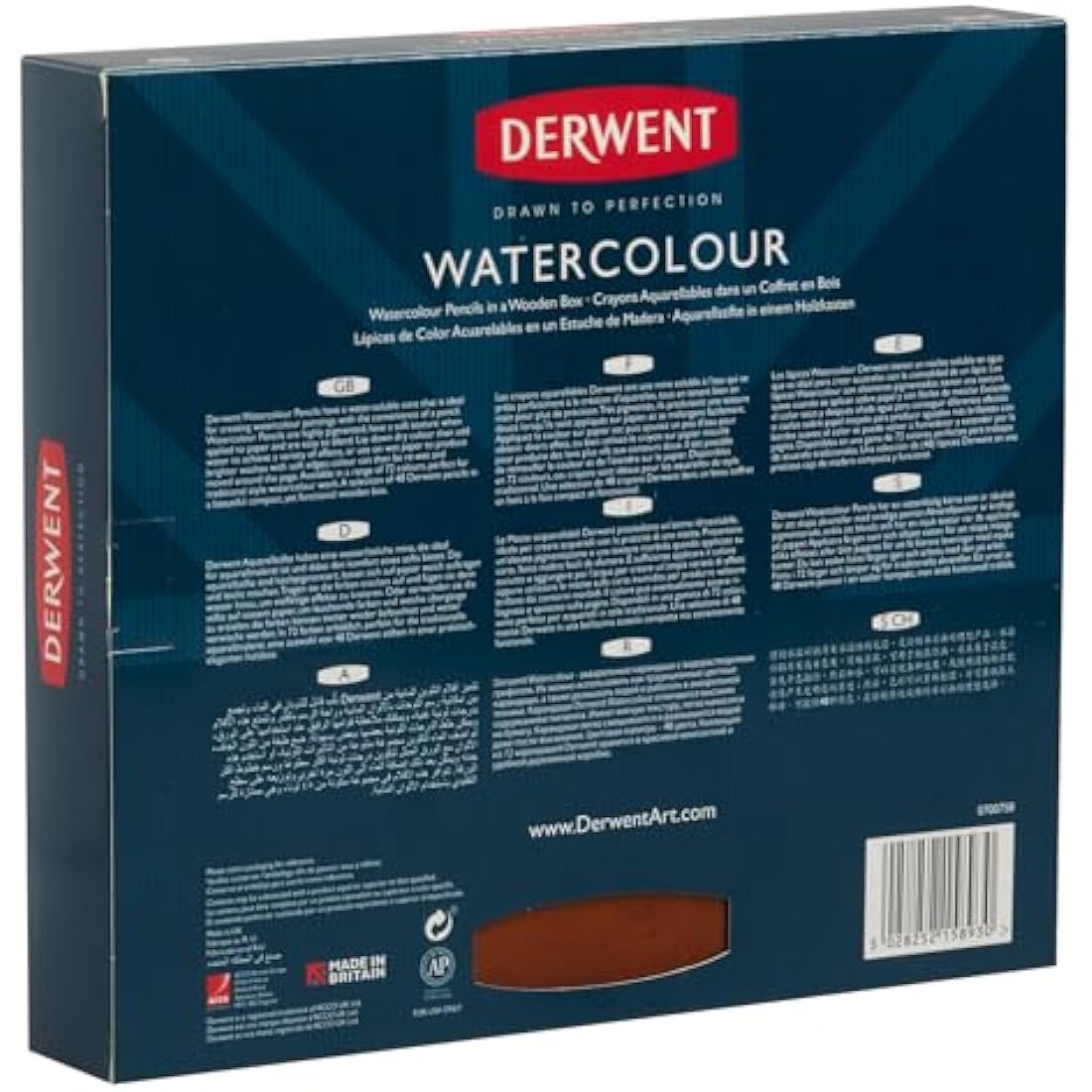Derwent Watercolour Pencils – Professional Set of 48 in Wooden Box