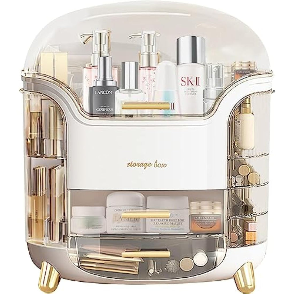 Jolof Store Acrylic Makeup Organiser | Dustproof Cosmetic Storage Box
