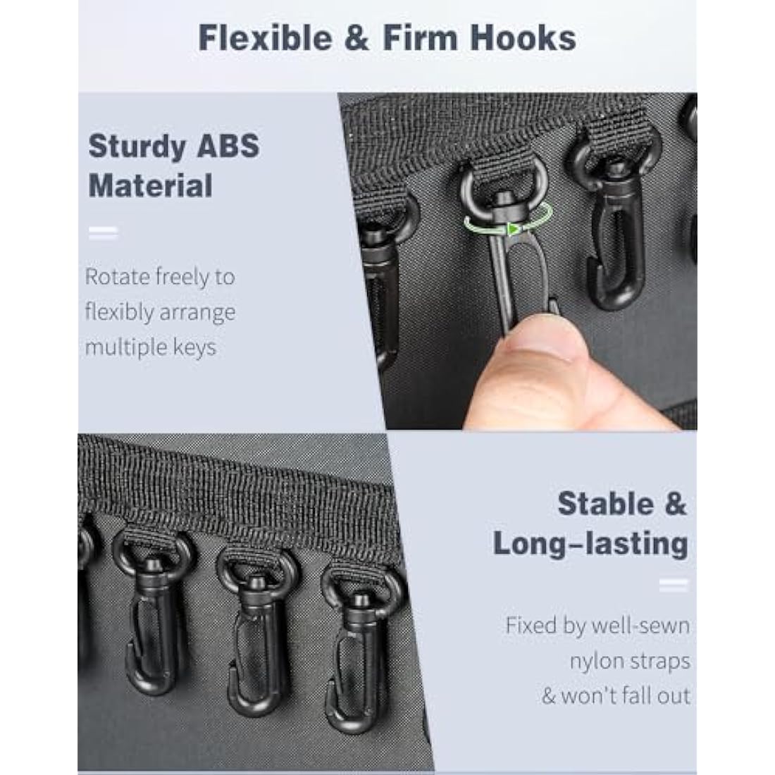 Fireproof & Waterproof Key Case - 54 Hook Key Organizer