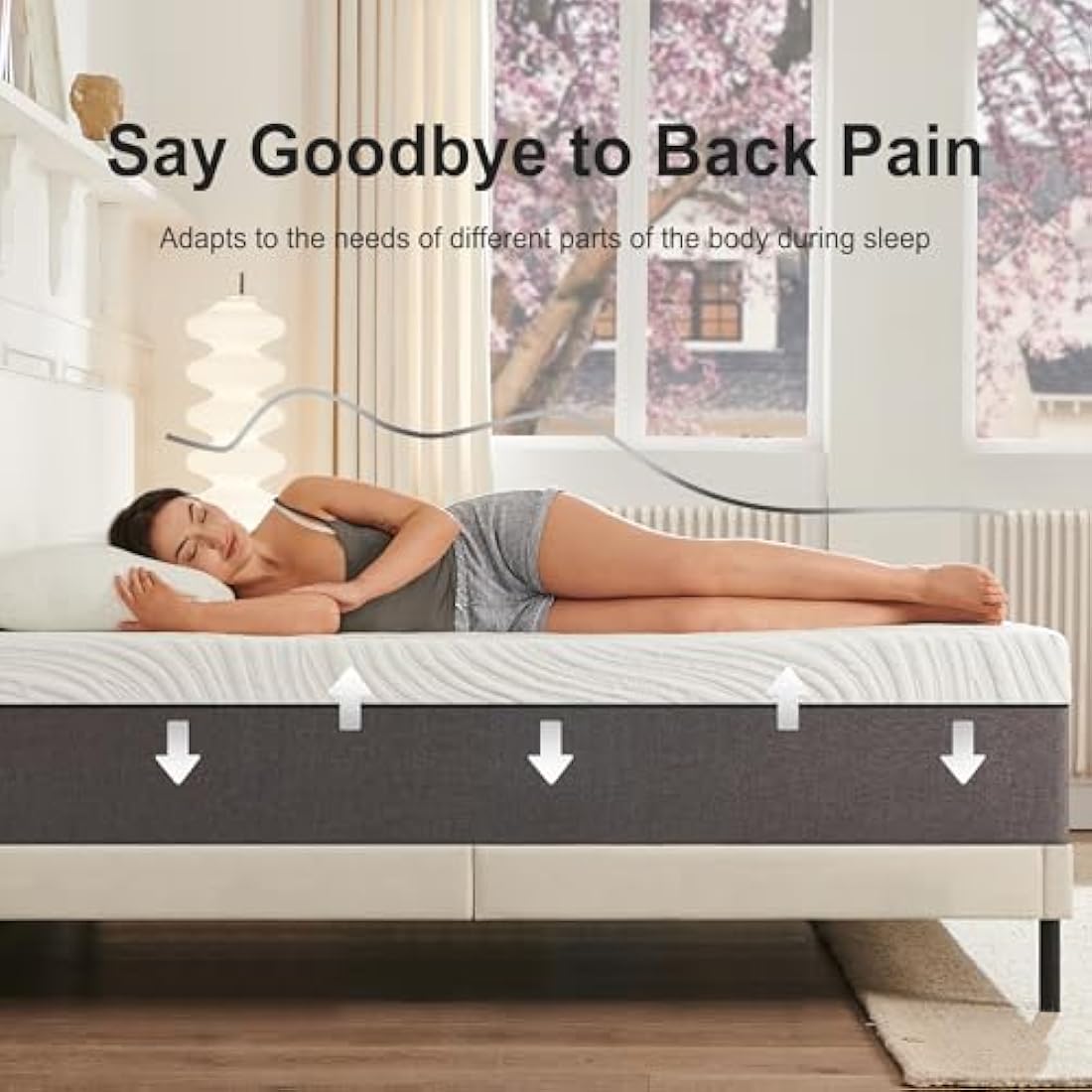 Twirest Double Memory Foam Mattress | 25cm Gel Breathable Bed in a Box