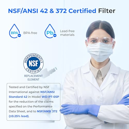 Waterdrop 8.2L Slim Water Filter Dispenser | 200-Gallon NSF Certified