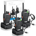 eSynic 3-Pack Rechargeable Walkie Talkies | 16CH Two-Way Radio with VOX