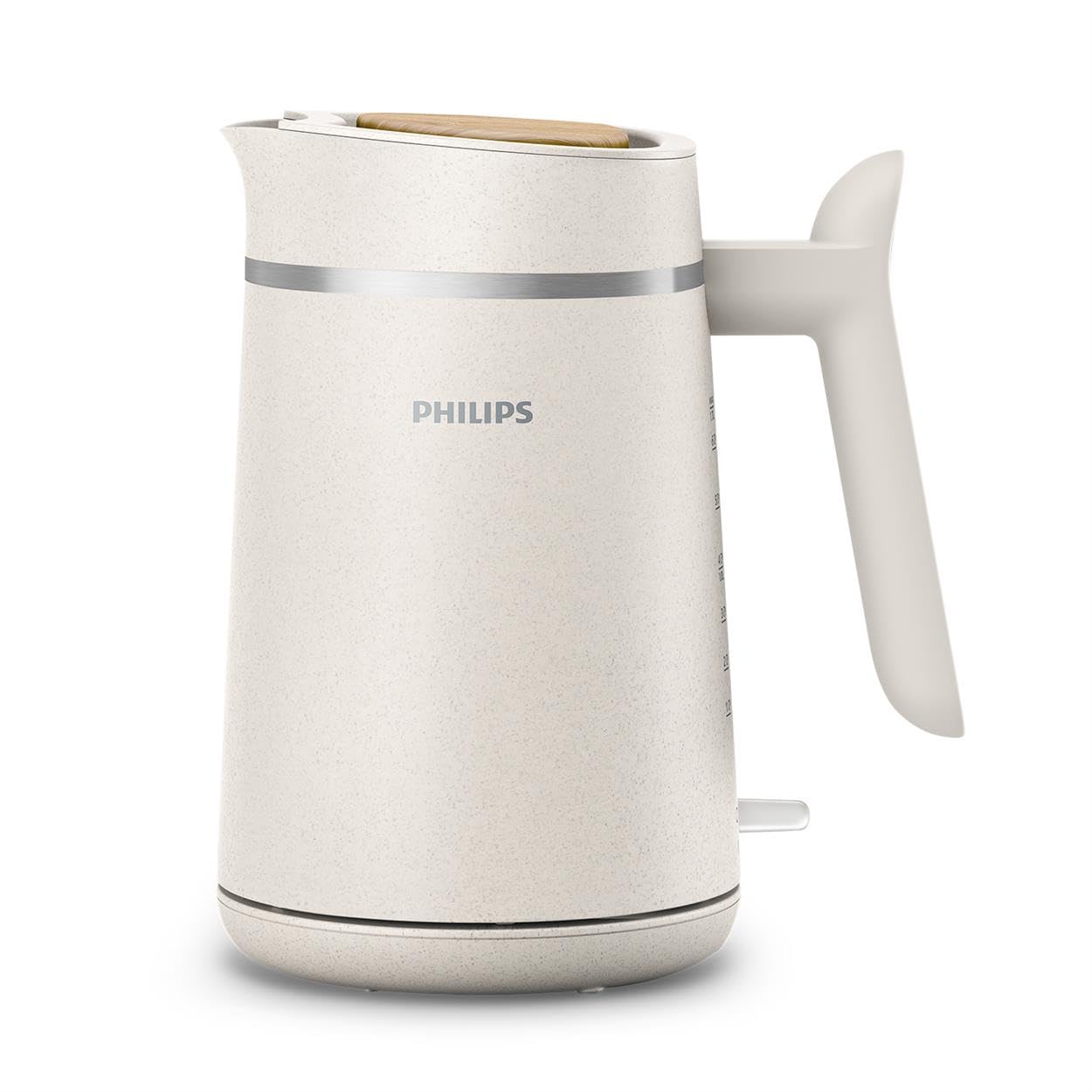 Philips 5000 Series Eco Kettle – 1.7L Bio-Based Plastic, Silk White
