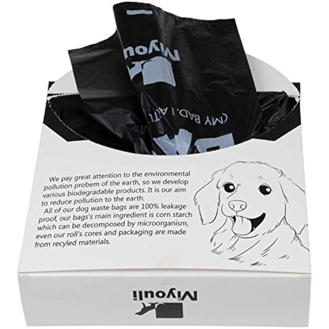 Biodegradable Dog Poop Bags | 300 Count Leak-Proof with Handles