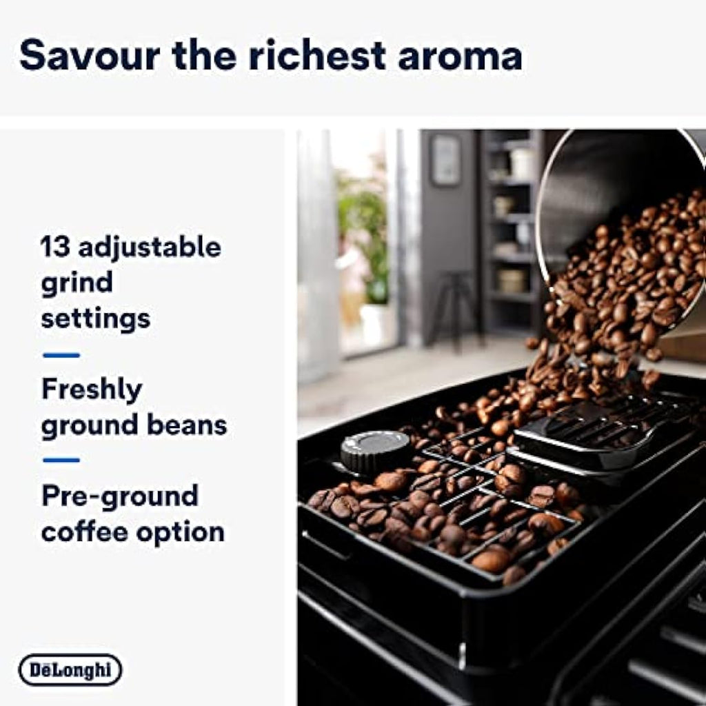 De'Longhi Magnifica Start Bean to Cup Coffee Machine - Black ECAM222.20.B
