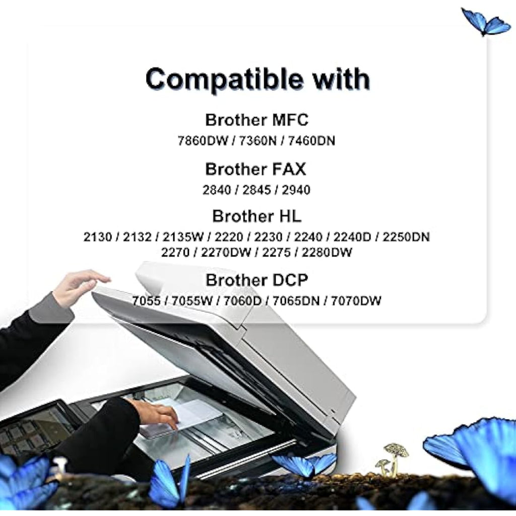 LOSMANN TN2220 Toner & DR2200 Drum Kit for Brother HL-2240 MFC-7360N
