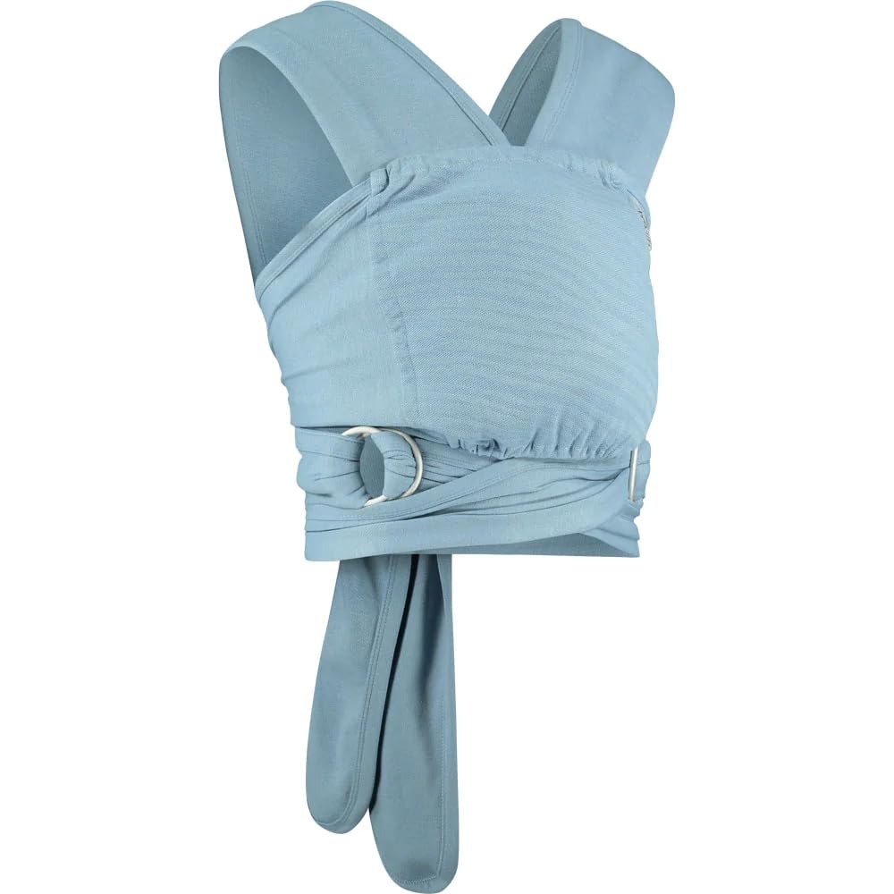 Caboo Lite Baby Carrier – Denim Soft Lightweight Multi-Position Sling