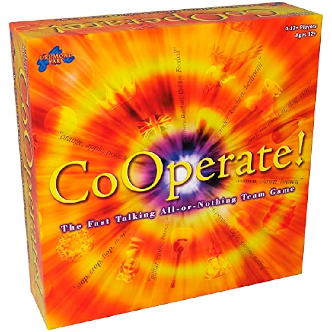 Drumond Park Co-operate Board Game | Fast-Talking Word Game for Ages 12+