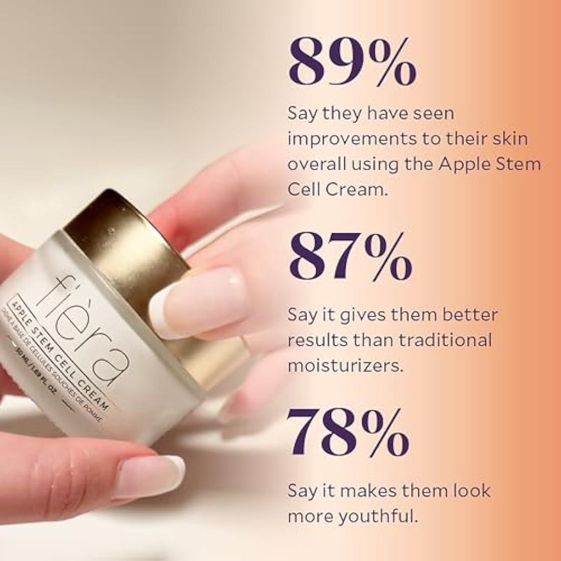 Fièra Apple Stem Cell Face Cream – Anti-Aging Moisturizer for Mature Skin
