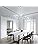 Jolof Store Modern 2-Ring Crystal LED Chandelier | Cool White Stainless Steel