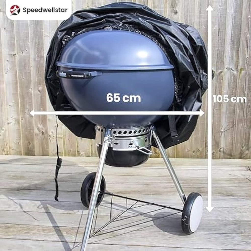 SpeedwellStar Kettle BBQ Cover – Heavy Duty Waterproof Oxford Fabric