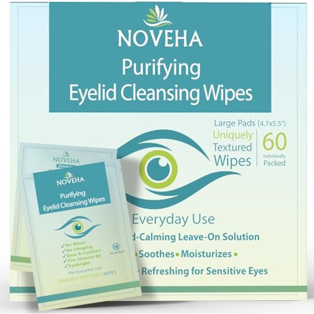 Hypochlorous Acid Eyelid & Lash Wipes for Sensitive Eyes