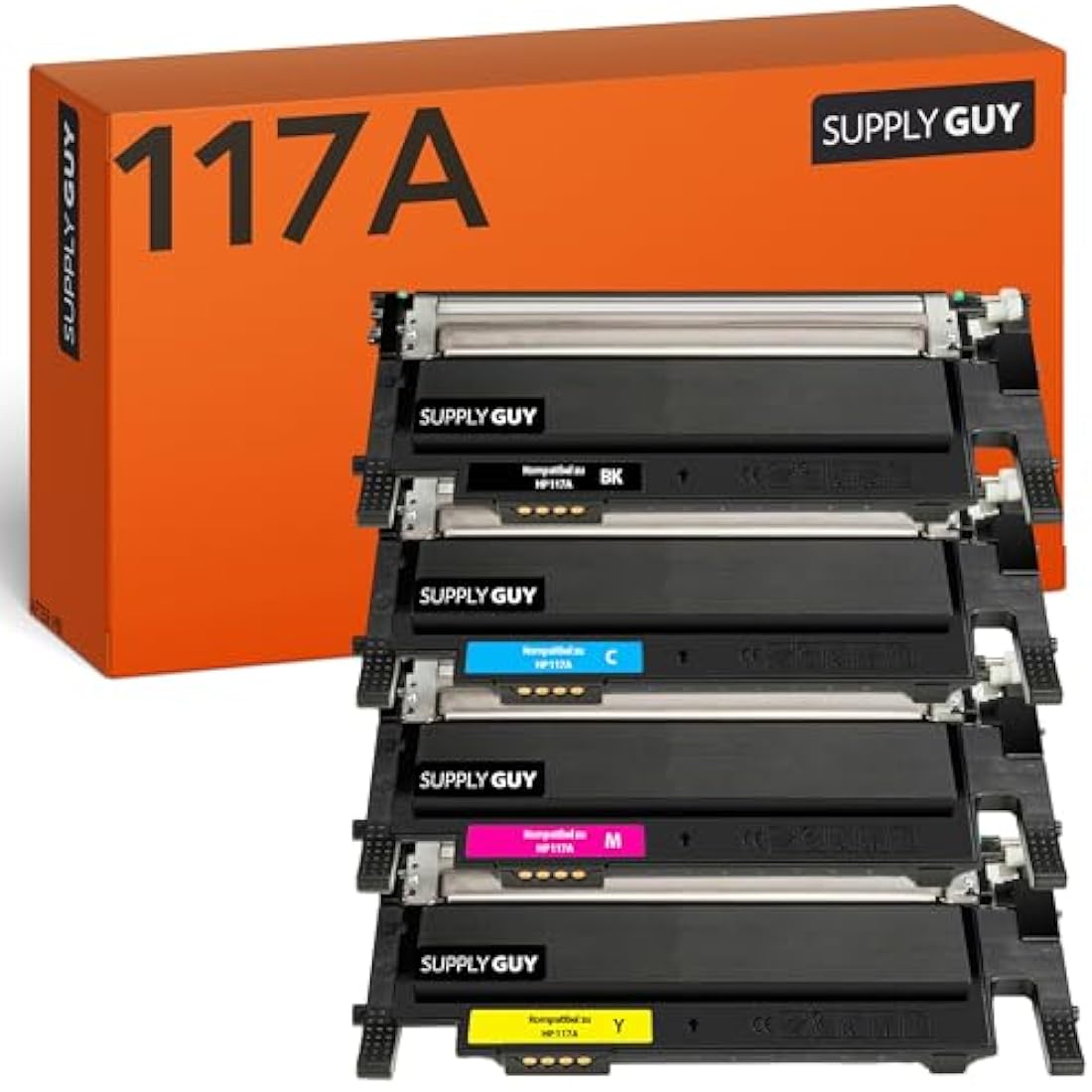 Supply Guy 117A Toner Multipack for HP Color Laser 150a 178nw 179fnw