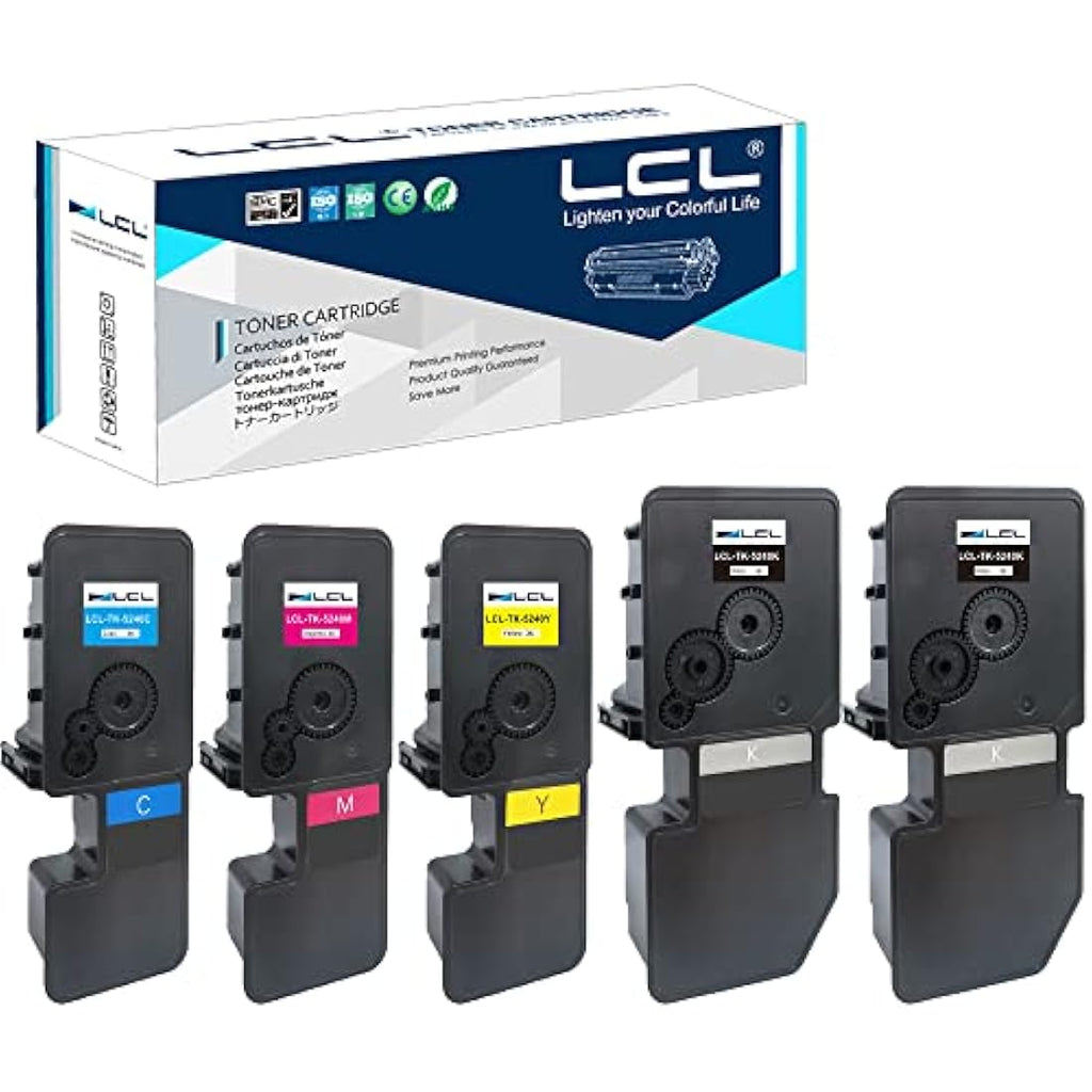 LCL TK-5240 Toner Cartridge 5-Pack for Kyocera ECOSYS M5526 P5026