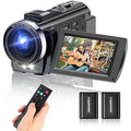 Sunscien 1080P Video Camera Camcorder | 3.0" IPS Screen Vlogging Camera