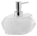 Gedy Chanelle White Resin Soap Dispenser – Modern Bathroom Accessory