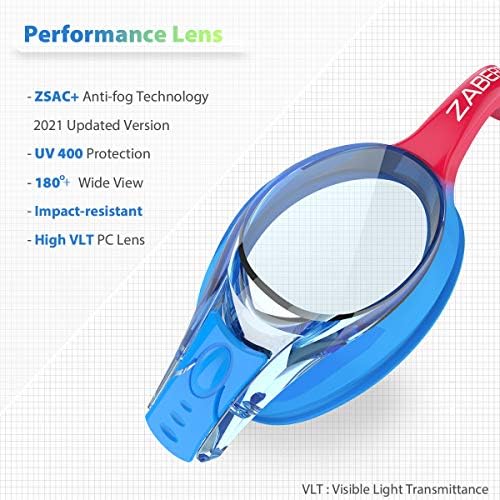 ZABERT K20 Kids Swimming Goggles | Anti-Fog Leakproof Pool Eyewear