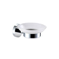 Jolof Store Wall Mounted Glass Soap Dish Holder | Polished Chrome Finish