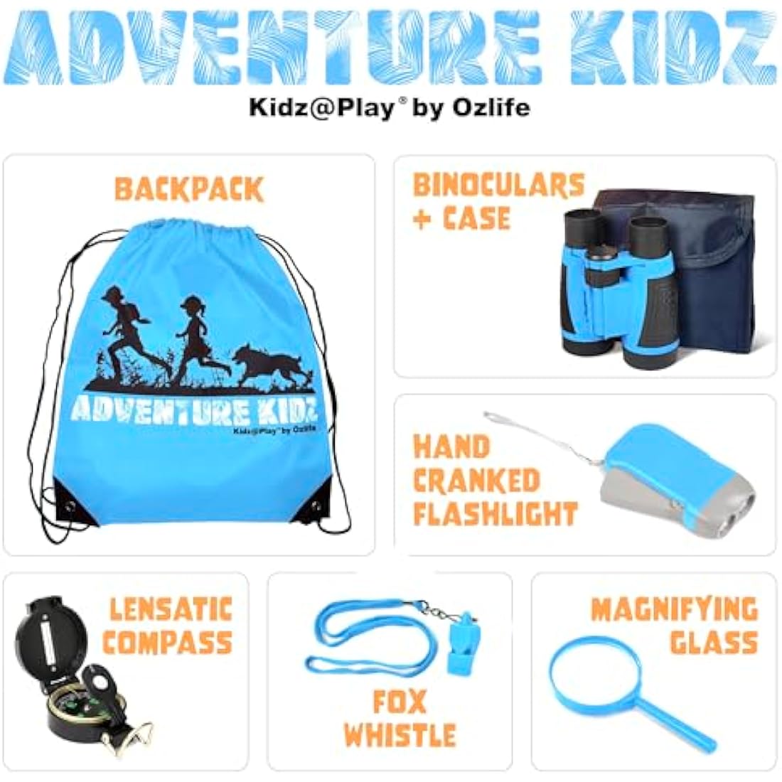 Jolof Store Kids Outdoor Exploration Kit | 6-Piece STEM Adventure Set