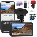 Jolof Store 2.5K Dual Dash Cam Front and Rear | WiFi Car Camera with 64GB Card