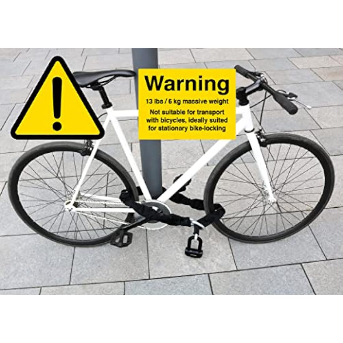 KOHLBURG 13mm Heavy Duty Motorcycle Chain Lock | 150cm Sold Secure Diamond