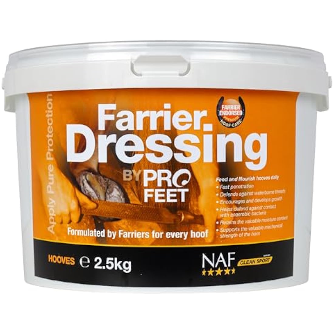 NAF Profeet Farrier Hoof Dressing – 2.5kg Daily Hoof Conditioner