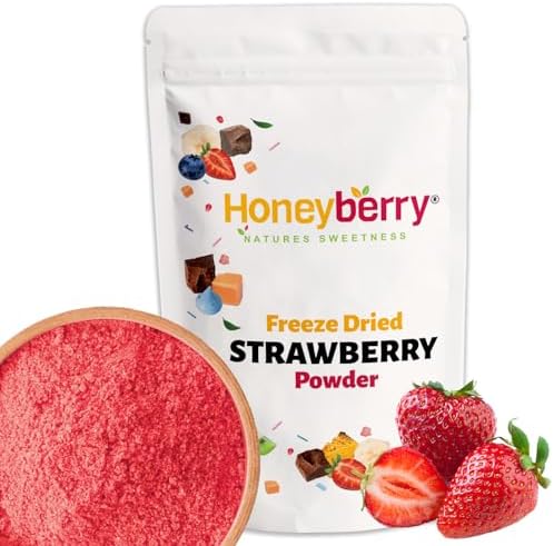 Freeze Dried Strawberry Powder – 500g Pure Fruit for Baking