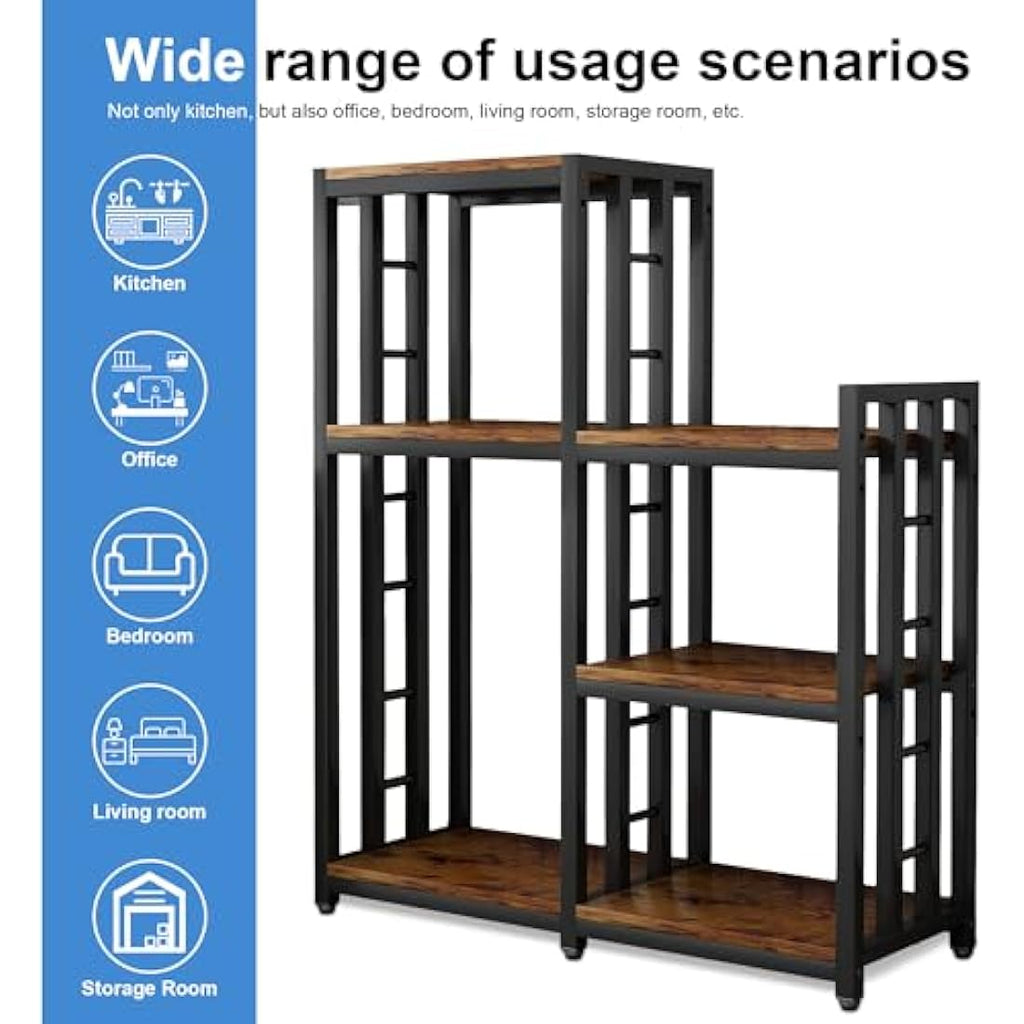 Jolof Store 6-Tier Kitchen Bakers Rack | Stainless Steel Utility Shelf