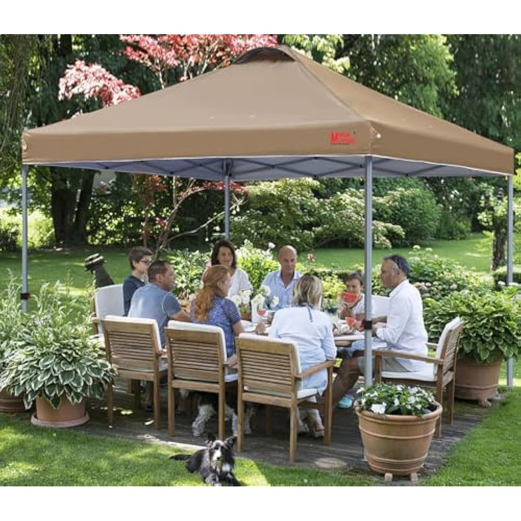 MASTERCANOPY 3x3M Pop-up Gazebo Tent | UV Protection Canopy - Khaki