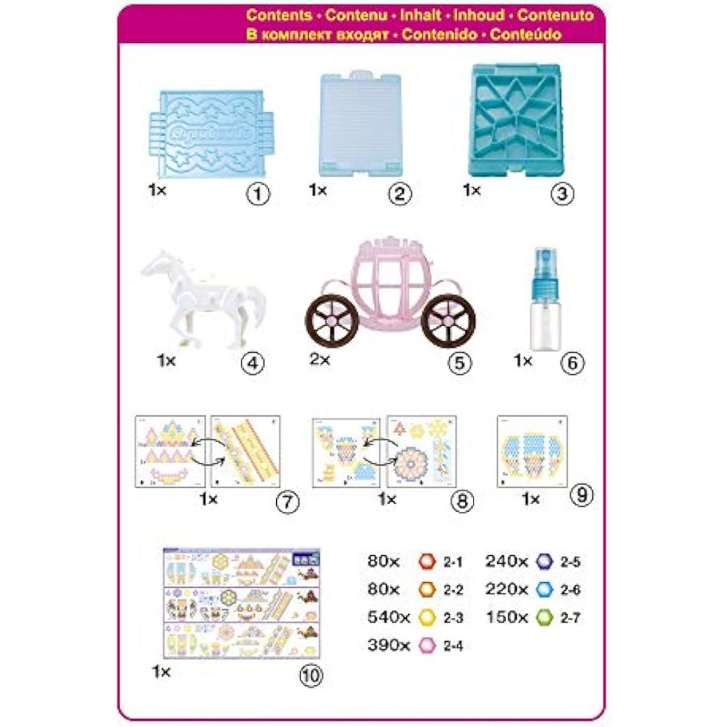 Aquabeads 3D Crystal Carriage Set – DIY Kids Art & Craft Bead Kit