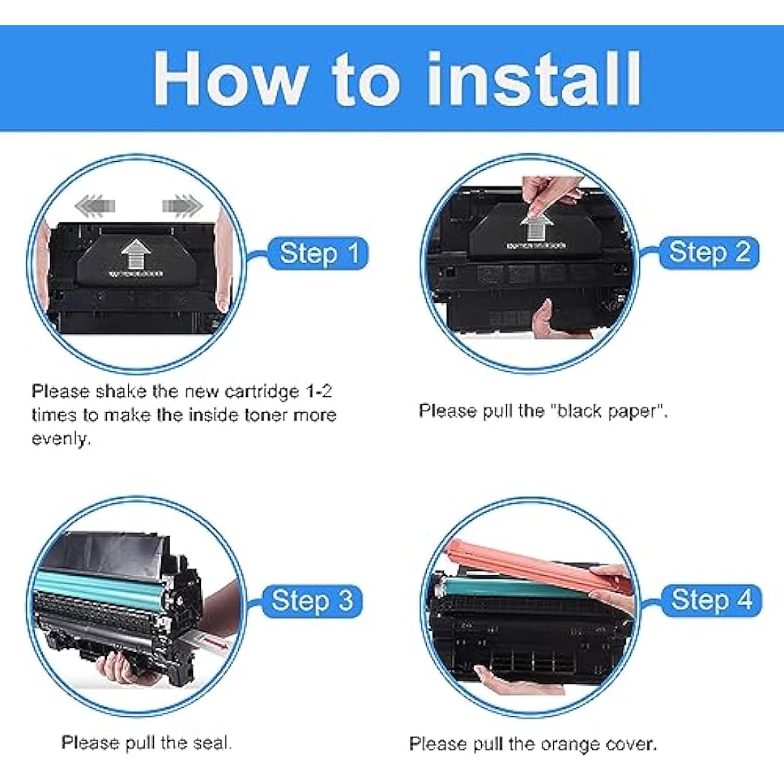 LCL Compatible HP 55A CE255A Black Toner Cartridge for LaserJet Enterprise