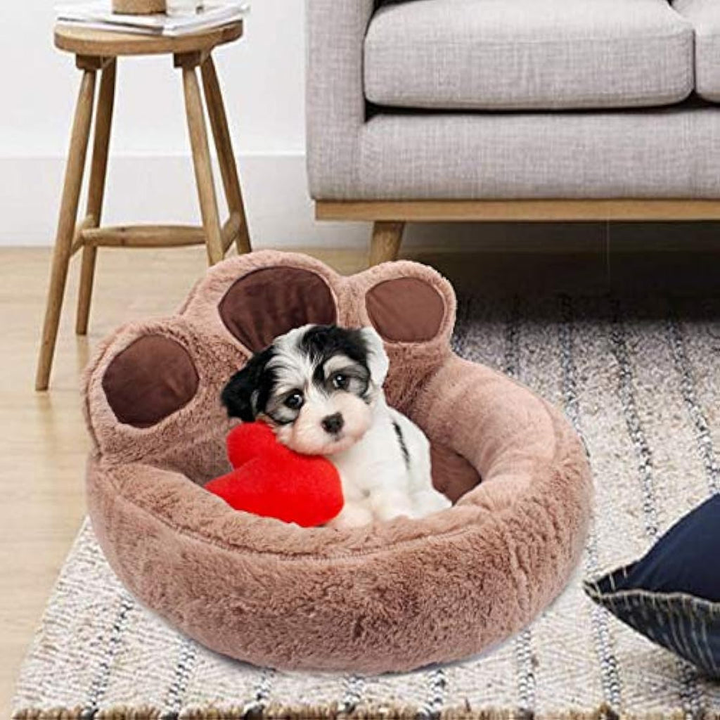 Jolof Store Washable Bolster Dog Bed | Soft Fleece Cozy Cat Bed